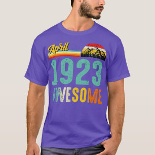 April 1923 Geburtstagsgeschenk Shirt Vintag April 