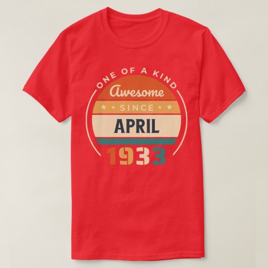 April 1933 T-Shirt (Design vorne)