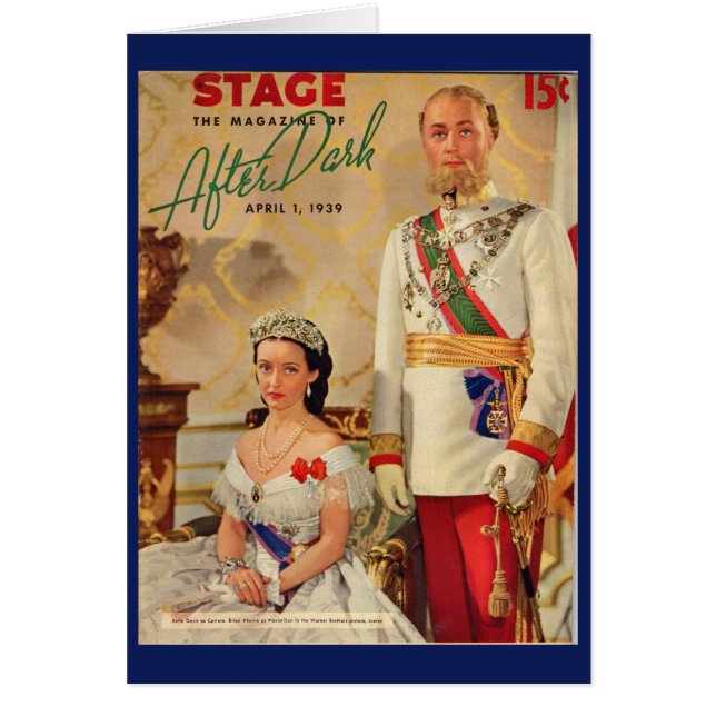 April 1939 Bühne Magazine Titelblatt (Vorne)