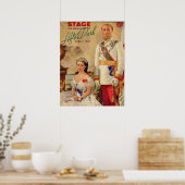 April 1939 Bühne Magazine Titelblatt Poster (Küche)