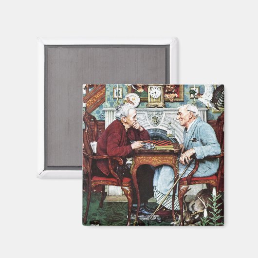 April, 1943 magnet (Vorderseite/Rückseite)