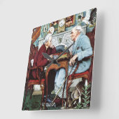 April, 1943 quadratische wanduhr (Winkel)