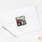 April, 1943 quadratischer aufkleber (Umschlag)