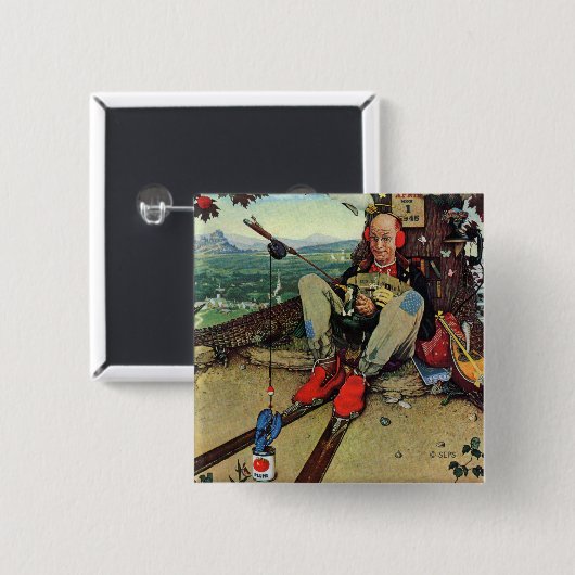 April, 1945 button (Vorne & Hinten)