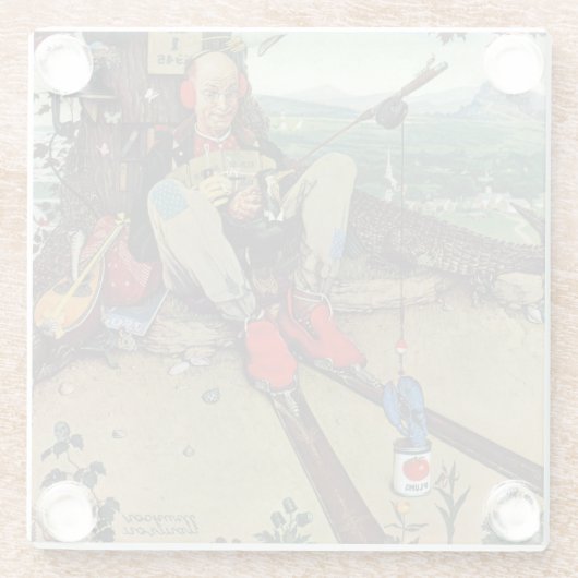 April, 1945 glasuntersetzer (Rückseite)