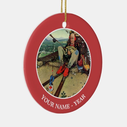 April, 1945 keramik ornament (Rechts)