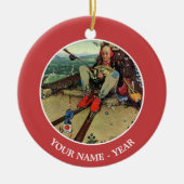 April, 1945 keramik ornament (Vorne)