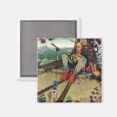 April, 1945 magnet (Vorderseite/Rückseite)