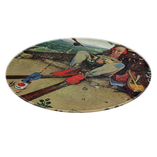 April, 1945 schneidebrett (Ecke)