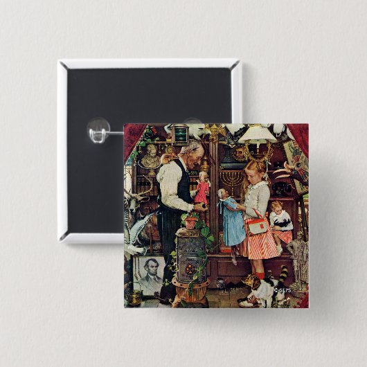 April, 1948 button (Vorne & Hinten)