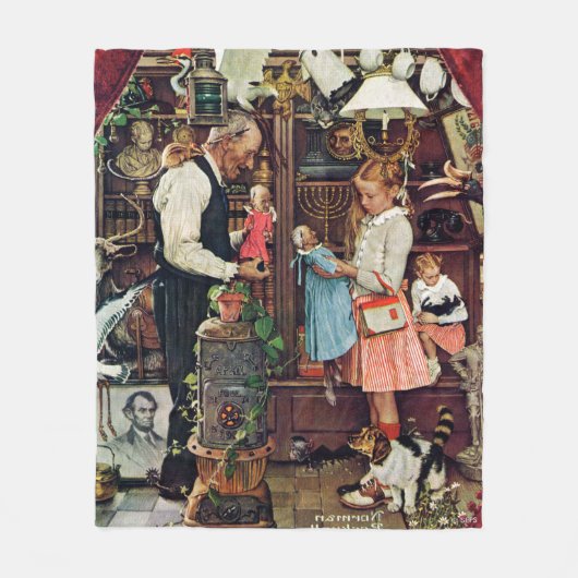 April, 1948 fleecedecke (Vorderseite)