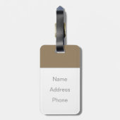 April, 1948 gepäckanhänger (Rückseite vertikal)