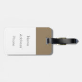 April, 1948 gepäckanhänger (Rückseite horizontal)