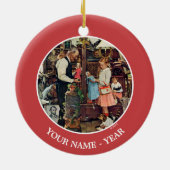 April, 1948 keramik ornament (Hinten)