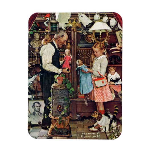 April, 1948 magnet (Vertikal)