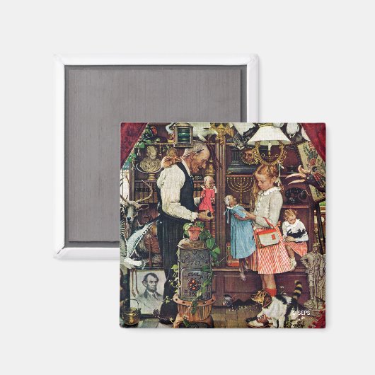 April, 1948 magnet (Vorderseite/Rückseite)