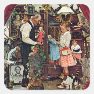 April, 1948 quadratischer aufkleber