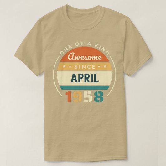 April 1958 T-Shirt (Design vorne)