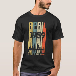 April 1959 63 Geburtstag 63 Jahr 1959 Geburtstag V T-Shirt