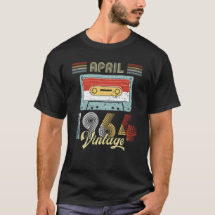 April 1964 Vintages Geburtstags-Kassetten-Band T-Shirt