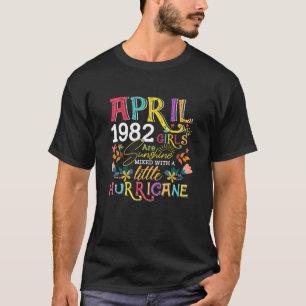 April 1982 Mädchen sind sonnenbeschienene Funny 40 T-Shirt