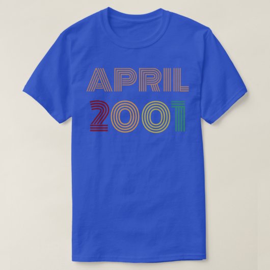 April 2001 Vintages Design T-Shirt (Design vorne)