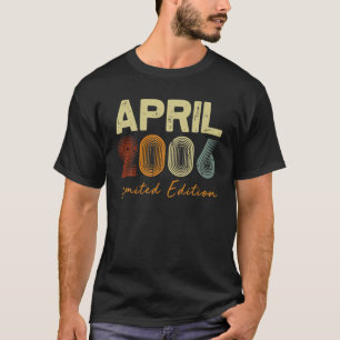 April 2006 limitierte Ausgabe Retro 15 Jahre alt 1 T-Shirt