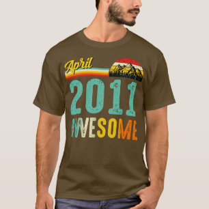April 2011 Geburtstagsgeschenk Shirt Vintag April