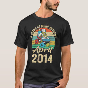 April 2014 8 Jahre alt 8 Geburtstagskleidung T-Shirt