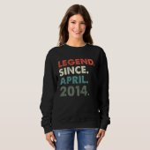 April 2014 Legendary Year 2014 Retro 2014 Legend S Sweatshirt (Vorne ganz)