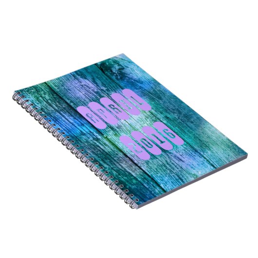 April 2016 Lila Turquoise Monatsbericht Notizblock (Rechte Seite)