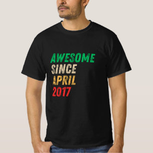 April 2017 Geburtstag T-Shirt - Retro gestörtes De