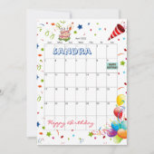 April 2022 Terminkalender Glückwunsch Einladung zu (Vorderseite)