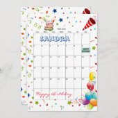 April 2022 Terminkalender Glückwunsch Einladung zu (Vorne/Hinten)