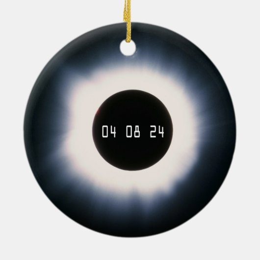 April 2024 Gesamtsolarauskitzel in Schwarz und Wei Keramikornament (Hinten)