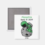April 2029 Astronaut Magnet (Vorderseite/Rückseite)