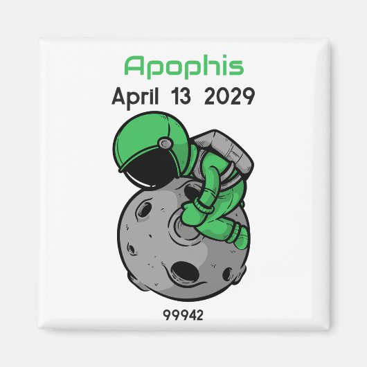 April 2029 Astronaut Magnet (Vorne)