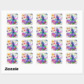 April, 26 Kindergeburtstag Stickers (Blatt)
