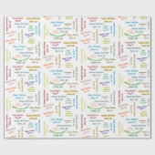 April, 28 Geburtstag Geschenkpapier (Flach)