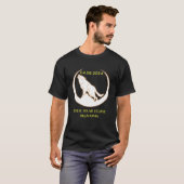 April 8 2024 Total Solar Eclipse Oklahoma Wolf Sun T-Shirt (Vorne ganz)