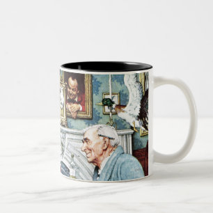 April, April 1943 Zweifarbige Tasse