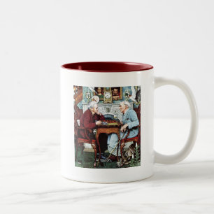 April, April 1943 Zweifarbige Tasse