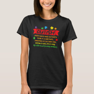 April Autismus Bewusstsein Monat Vater Mama Kinder T-Shirt