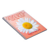 April Birth Blume Spiral Notebook Notizblock (Rechte Seite)