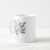 April Birth Flower Mug | Daisies & Sweet Peas Kaffeetasse (Vorderseite Links)