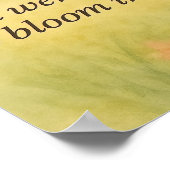 April Birthday Bible Verse Cross and Resurrection  Poster (Ecke)