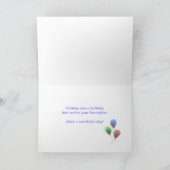 April Birthday Diamond Heart Karte (Innenseite)