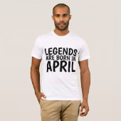 APRIL BIRTHDAY T - Shirt (Vorne ganz)