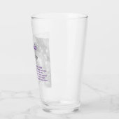 April Birthstone Diamond Design Glas (Links)