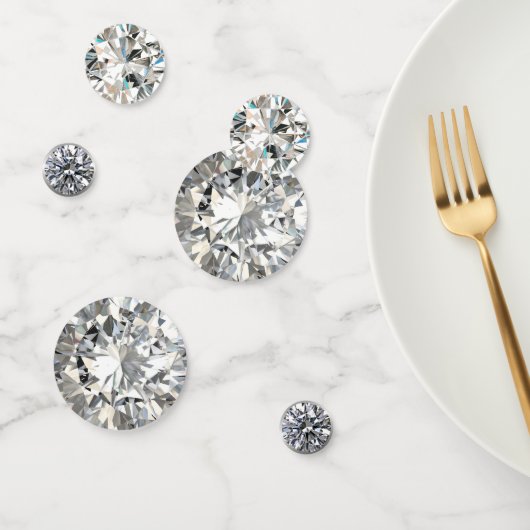 April Birthstone Diamond Table Konfetti (Gruppe)